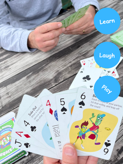 Pickleball Playing Cards — Featuring Slang, Shots & Playing Tips