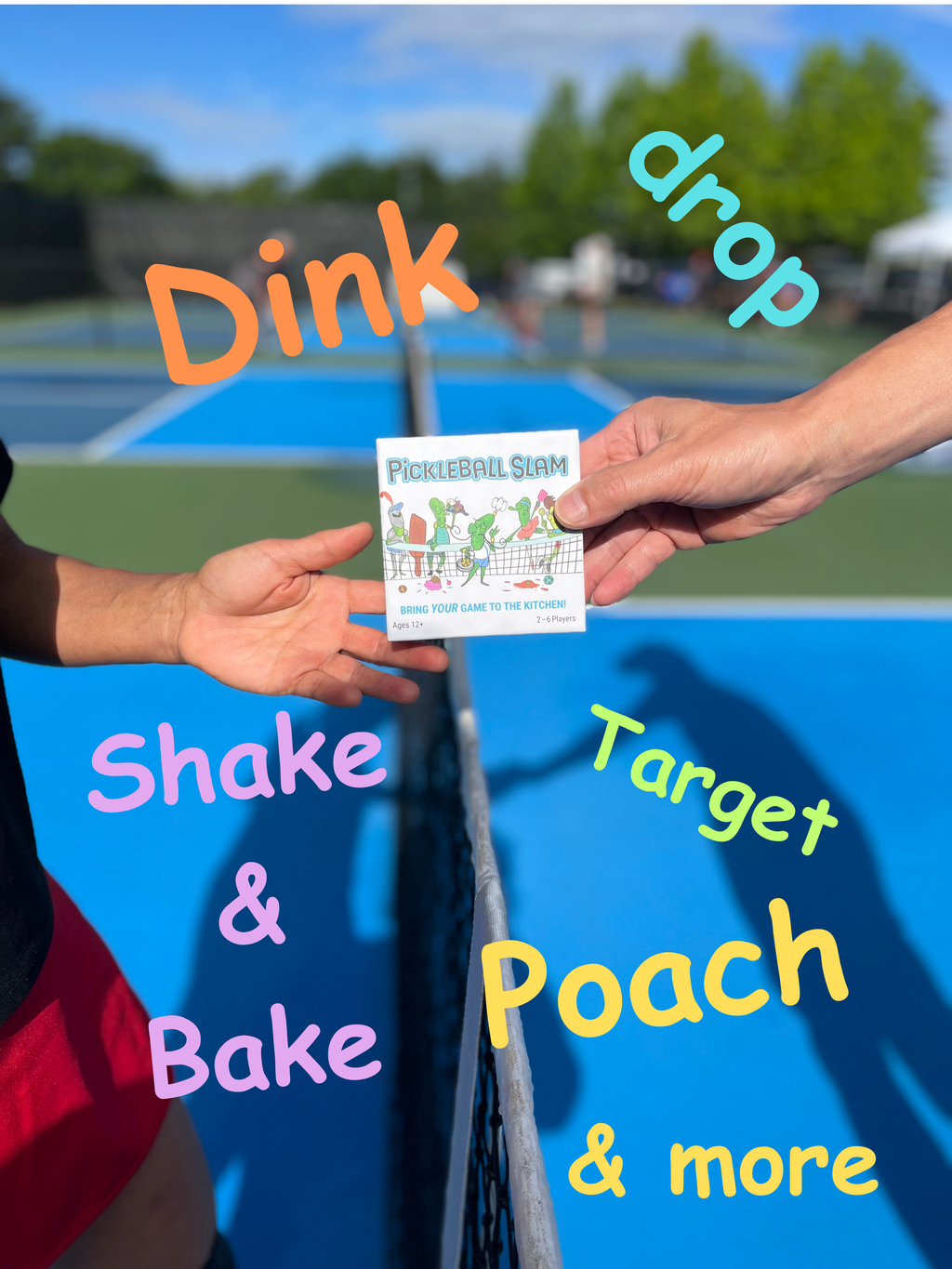 Pickleball Slam Card Game | Strategy & Trick-Taking | 2-6 Players or 4 Player Doubles | Pickleball Gift for Families, Game Nights| No Experience Required