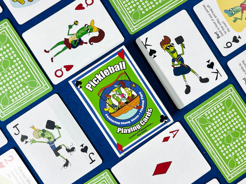 Pickleball Playing Cards — Featuring Slang, Shots & Playing Tips