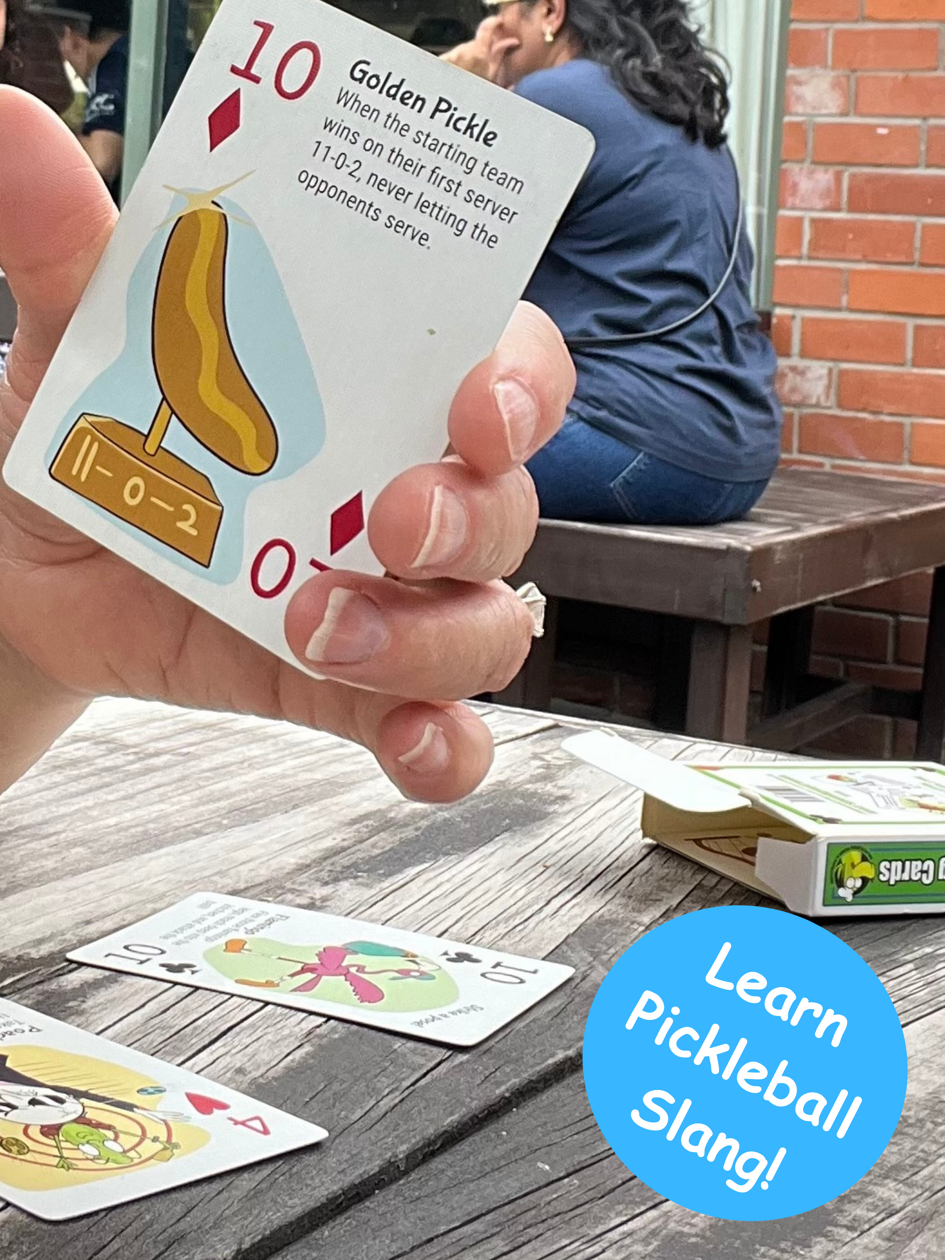 Pickleball Playing Cards — Featuring Slang, Shots & Playing Tips