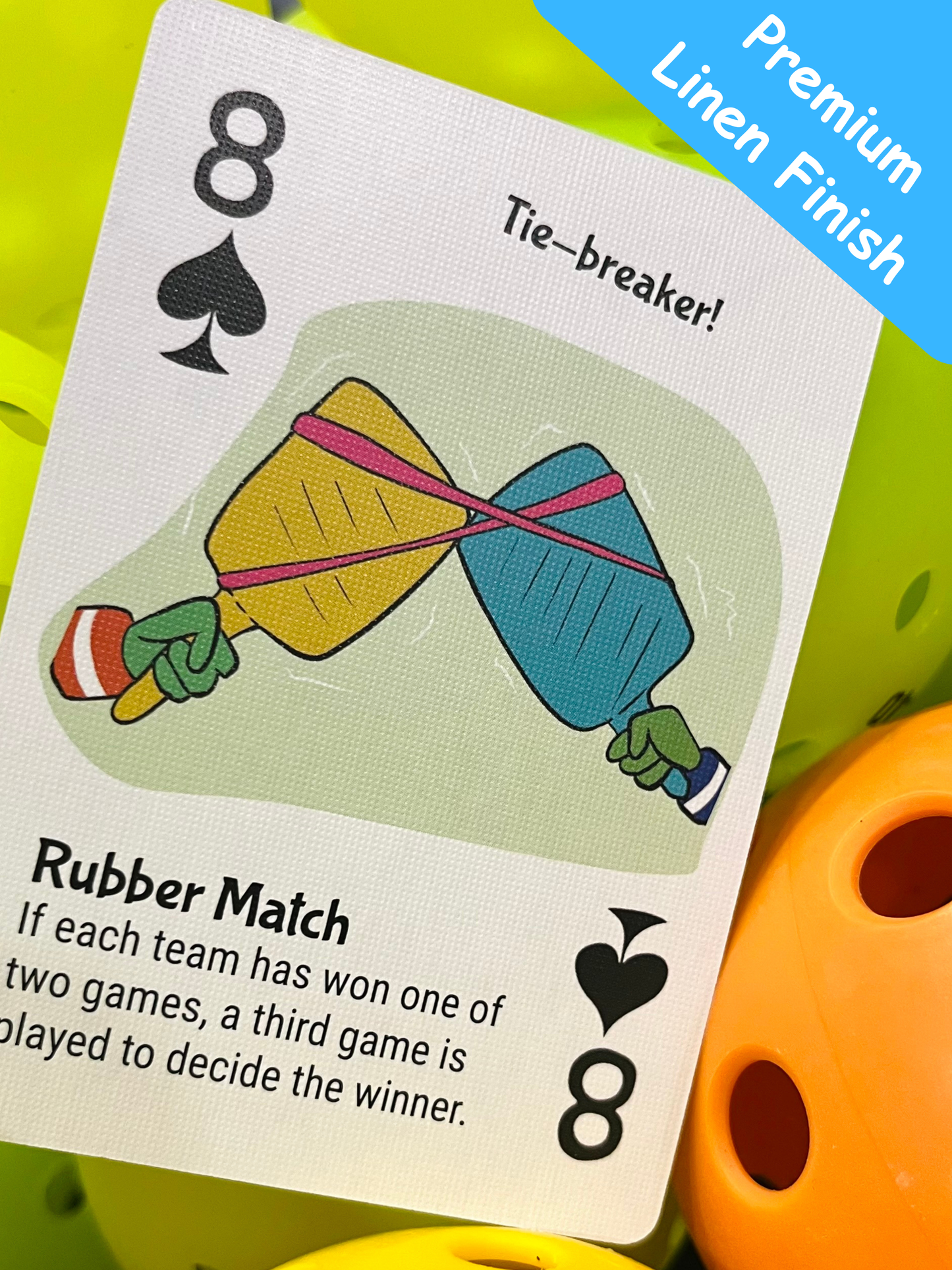 Pickleball Playing Cards — Featuring Slang, Shots & Playing Tips