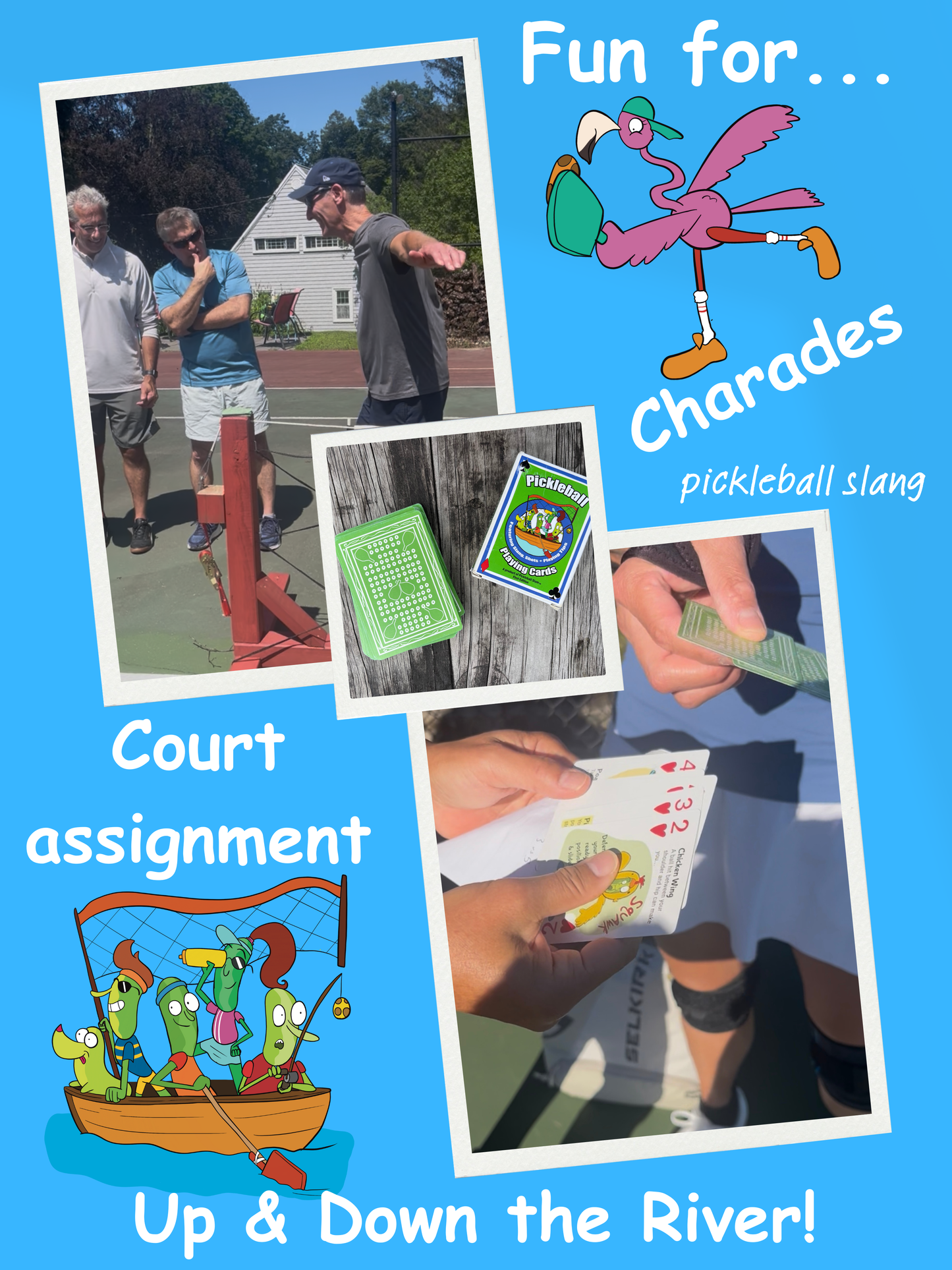 Pickleball Playing Cards — Featuring Slang, Shots & Playing Tips
