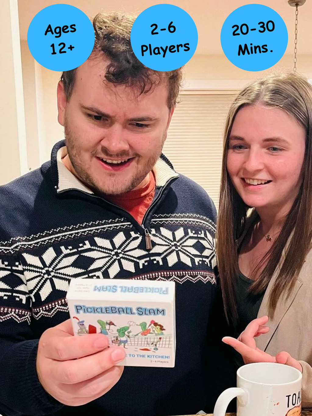 Pickleball Slam Card Game | Strategy & Trick-Taking | 2-6 Players or 4 Player Doubles | Pickleball Gift for Families, Game Nights| No Experience Required