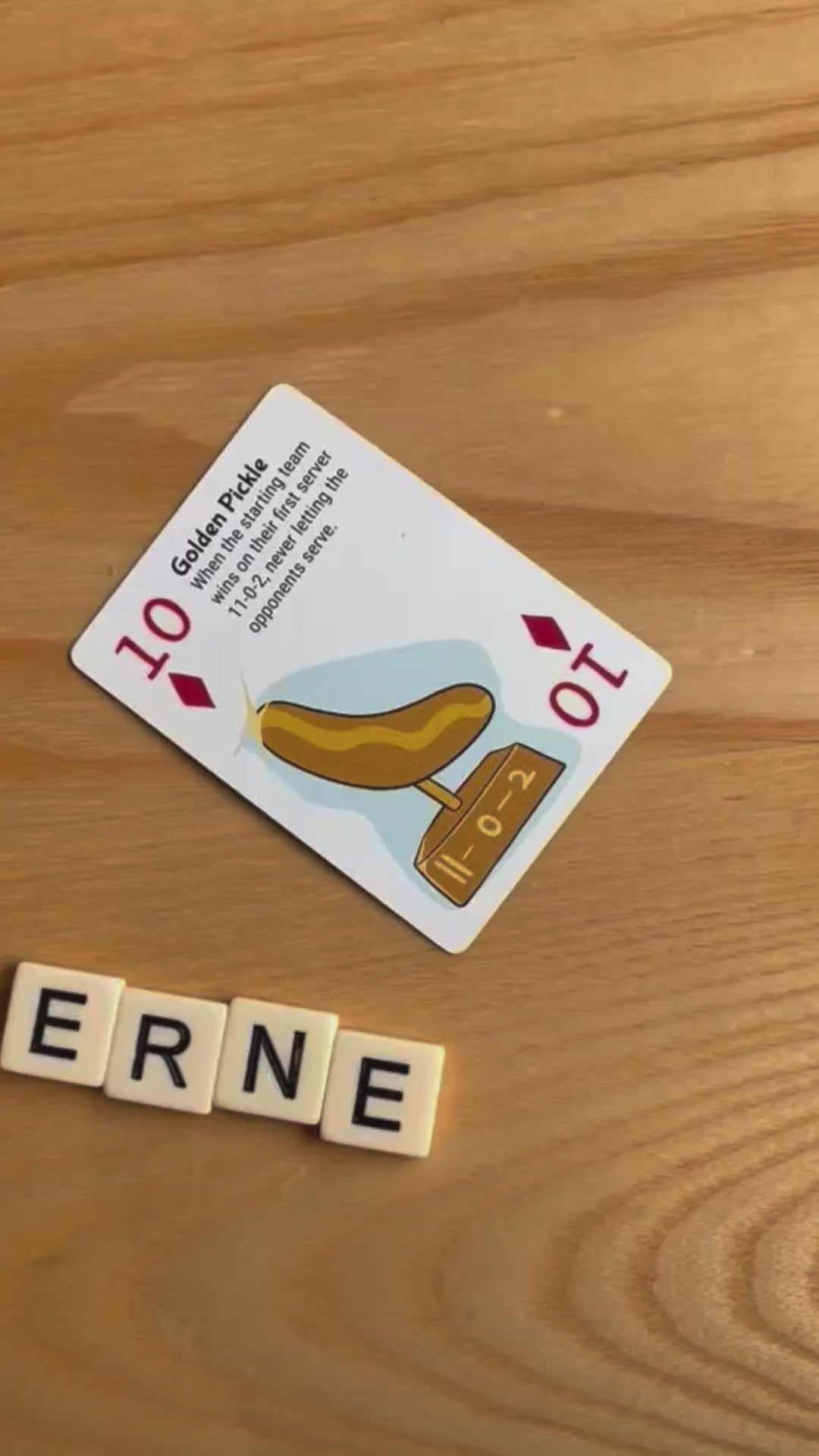 Pickleball Playing Cards — Featuring Slang, Shots & Playing Tips